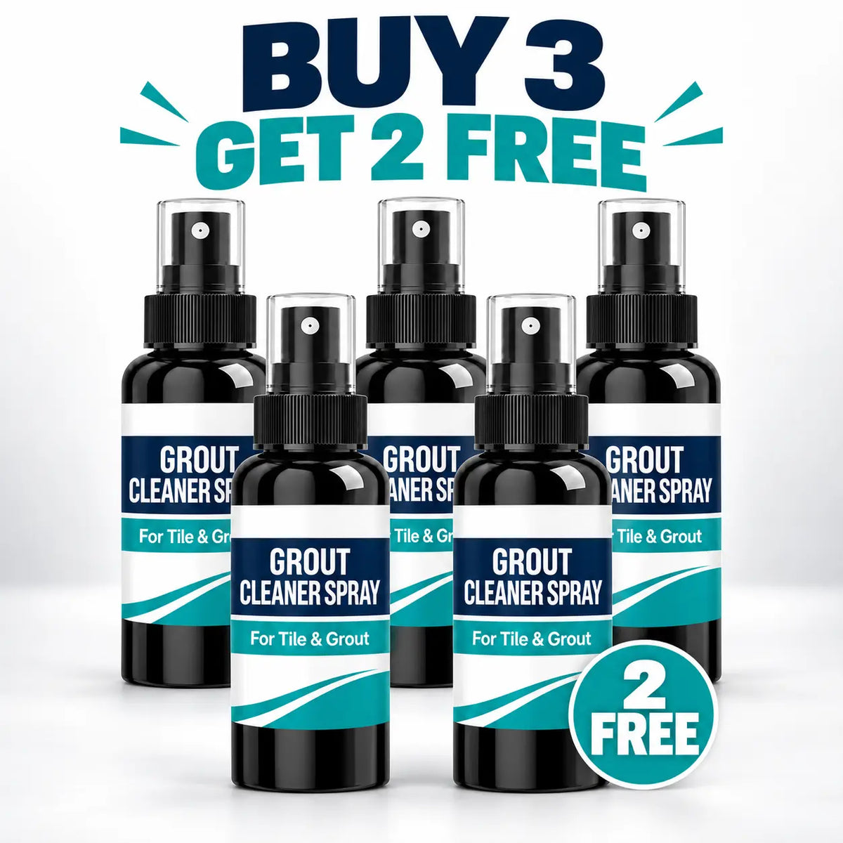 🔥LAST DAY SALE! 50% OFF!🔥Grout Stain & Mold Remover Spray – Deep-Clean Tile Lines with Less Scrubbing