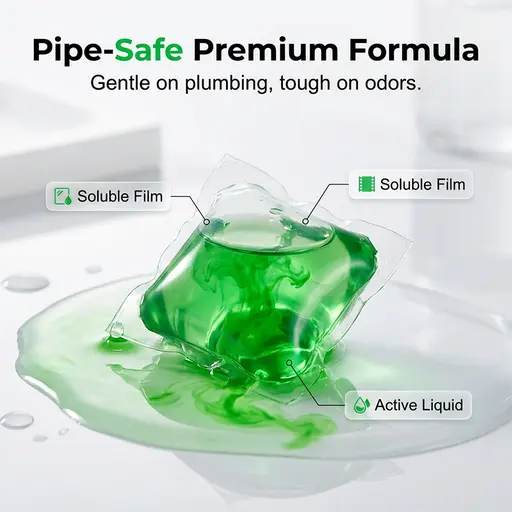 🔥BUY 1 GET 1 FREE · $13.99 EACH🔥Bio-Enzyme Drain Odor Eliminator Pods – Fast-Acting Sink & Pipe Freshener
