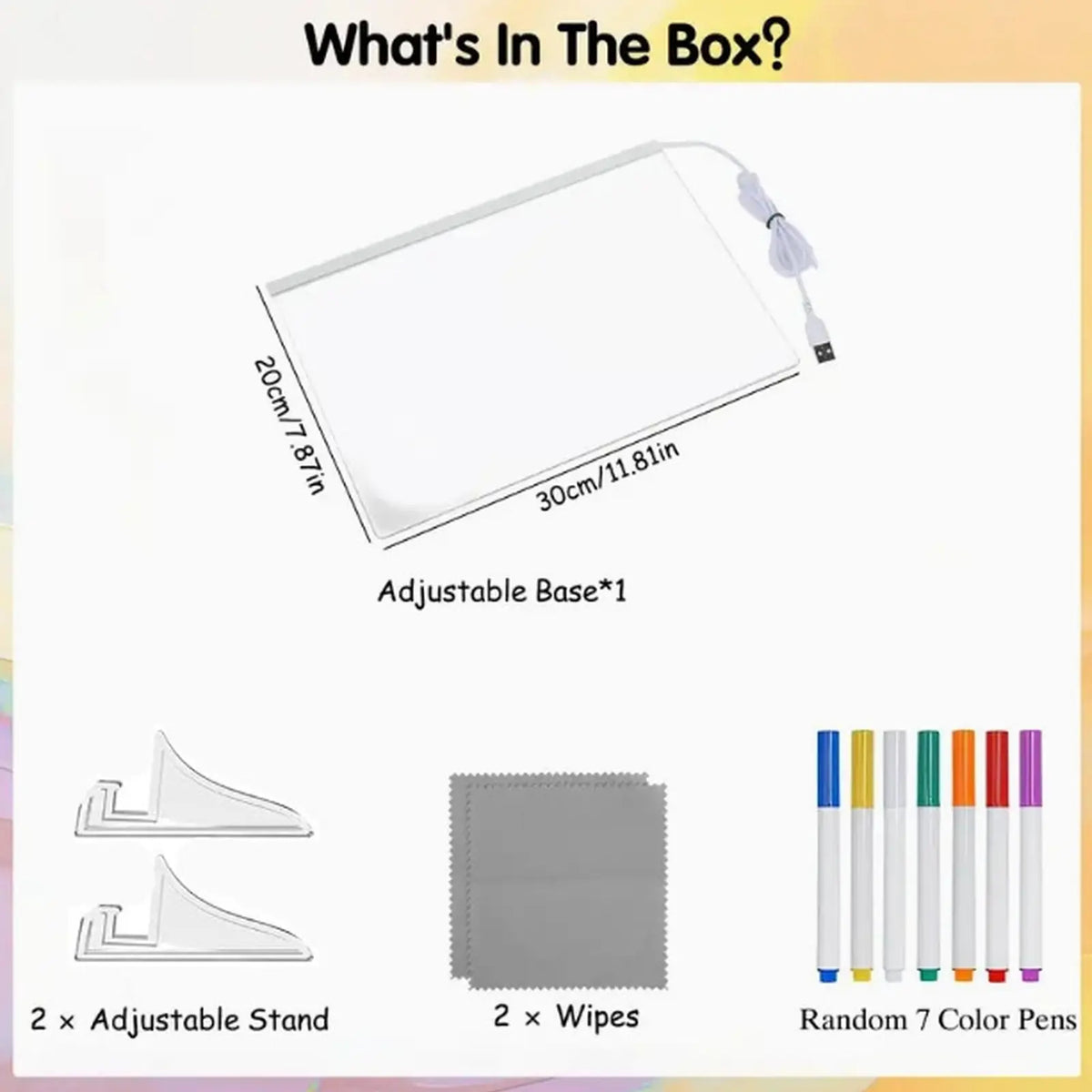 π₯LAST DAY SALE! 50% OFF!π₯LED Light-Up Drawing Board for Kids β Screen-Free Creative Fun