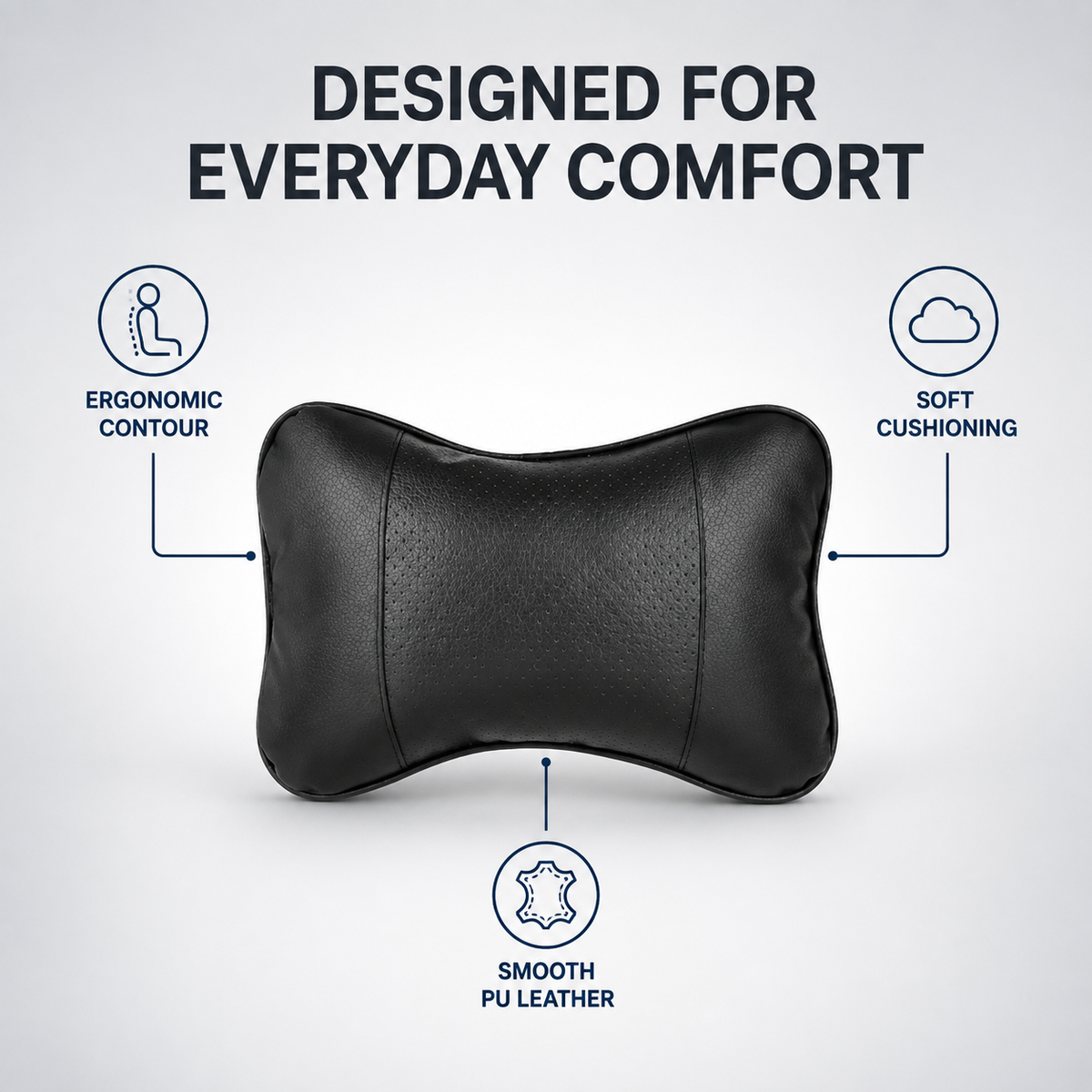 Universal Bone-Shaped Car Neck Pillow