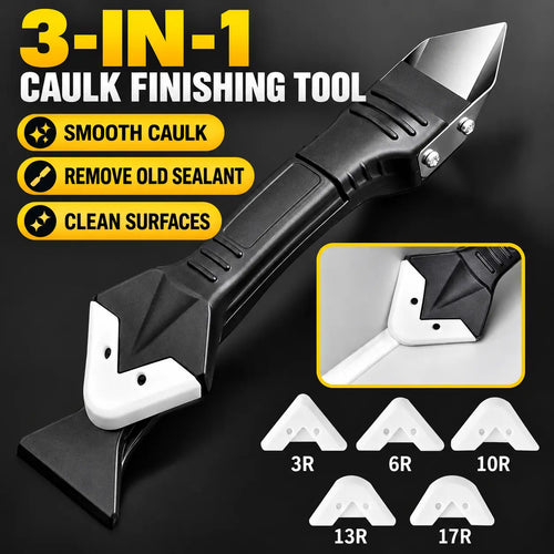 🔥LIMITED-TIME OFFER! BUY 1 GET 1 FREE EACH $8.49!🔥3-in-1 Caulking Tool Kit—Remove, Scrape & Smooth Like a Pro