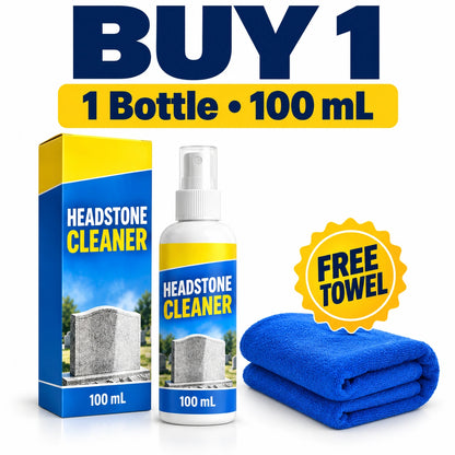 🔥LAST DAY SALE! 50% OFF!🔥Headstone Cleaner Spray — Remove Dirt & Stains, Care for Lasting Memories | 100 mL