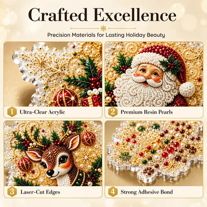 🔥LAST DAY SALE! 50% OFF!🔥DIY Diamond Ornament Set | Festive Craft Fun🎄