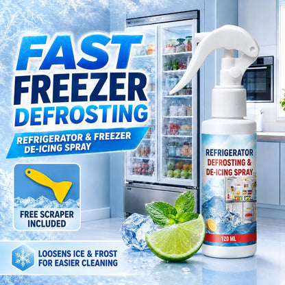 🔥LAST DAY SALE! 50% OFF!🔥Fast-Acting Refrigerator & Freezer De-Icing Spray – Effortless Frost Removal