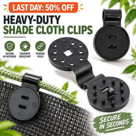 🔥LIMITED-TIME OFFER! BUY 1 GET 1 FREE EACH $0.22!🔥Heavy-Duty Shade Cloth Clips That Lock in Seconds