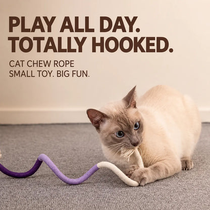 🔥LAST DAY SALE! 50% OFF!🔥Organic Cotton Cat Chew Ropes—Redirect Chewing, Beat Boredom & Encourage Active Play