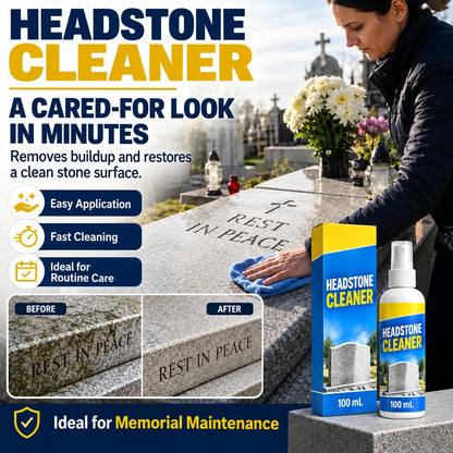 🔥LAST DAY SALE! 50% OFF!🔥Headstone Cleaner Spray — Remove Dirt & Stains, Care for Lasting Memories | 100 mL