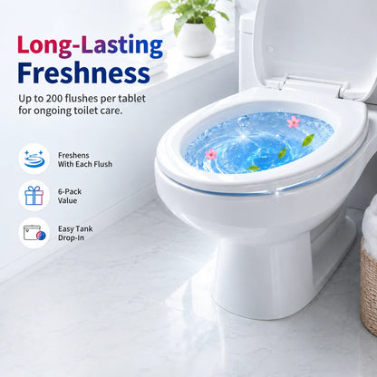 🔥LAST DAY SALE! 50% OFF!🔥Dual-Color Automatic Toilet Cleaner Tablets – Freshness With Every Flush