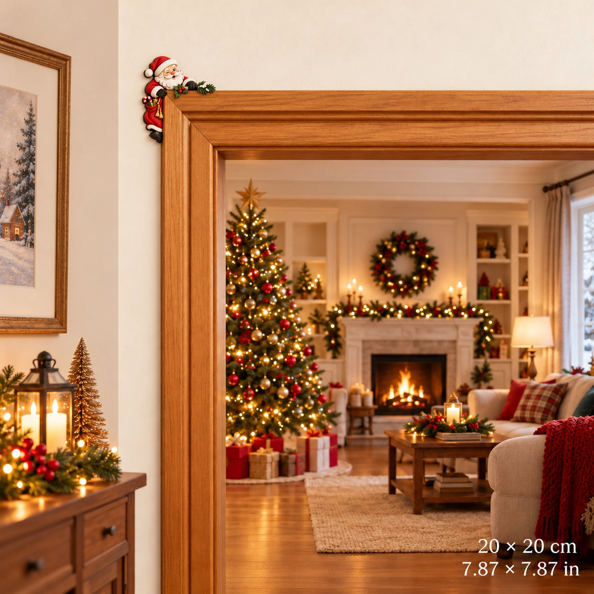 🔥50% OFF🎄Christmas Door Corner Decor – Bring Holiday Cheer to Every Doorway✨