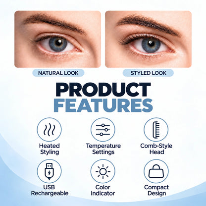 🔥 LIMITED-TIME 59% OFF! 💫 Heated Eyelash Curler – Long Lasting, Natural Lift, Gentle Use ✨
