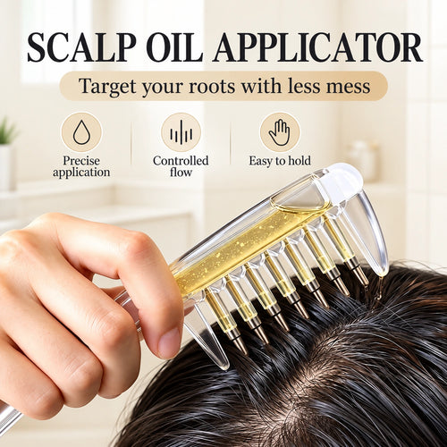 🔥Last Day! 50% Off!🔥2-in-1 Scalp Oil Applicator & Massage Comb