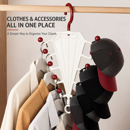 🔥LAST DAY 59% OFF🔥V-Shaped Closet Organizer – Less Clutter, More Hanging Space
