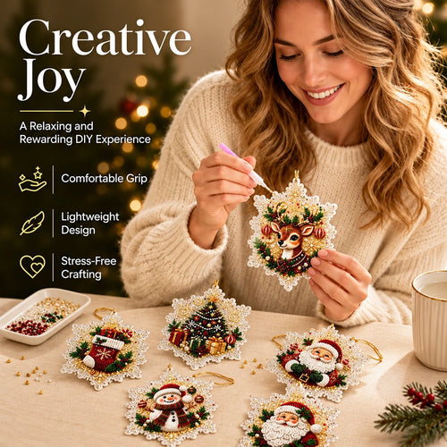 🔥LAST DAY SALE! 50% OFF!🔥DIY Diamond Ornament Set | Festive Craft Fun🎄