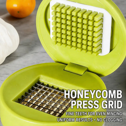 🔥LIMITED-TIME OFFER! BUY 2 GET 1 FREE EACH $9.99!🔥One-Press Garlic Mincer – Fresh, Evenly Minced Garlic Without the Mess