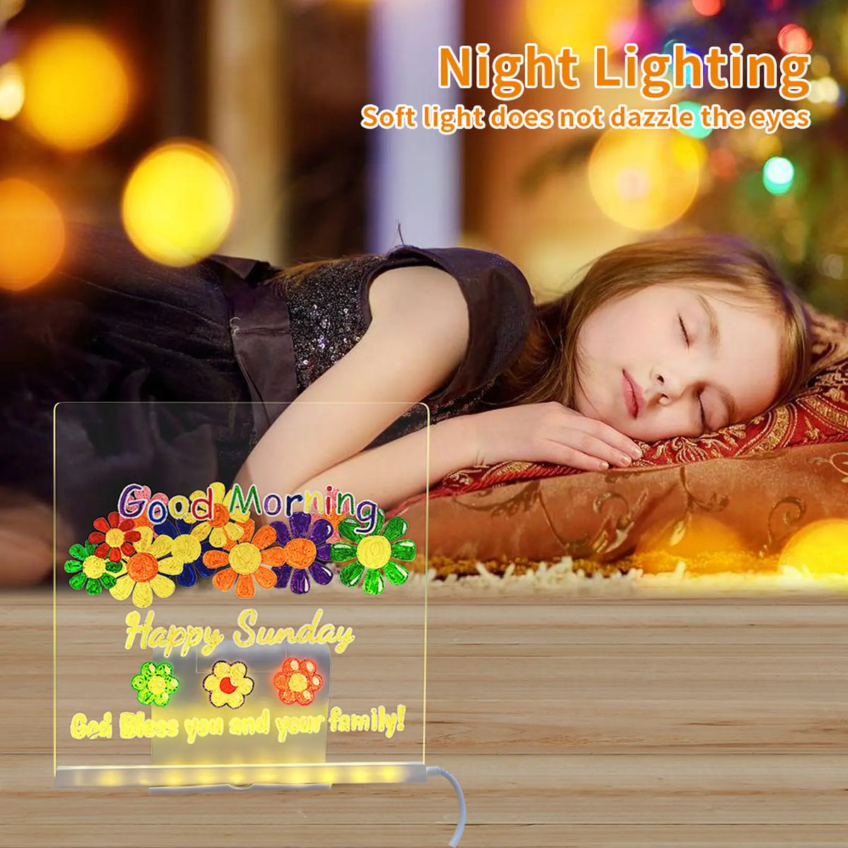 🔥LAST DAY SALE! 50% OFF!🔥LED Light-Up Drawing Board for Kids – Screen-Free Creative Fun