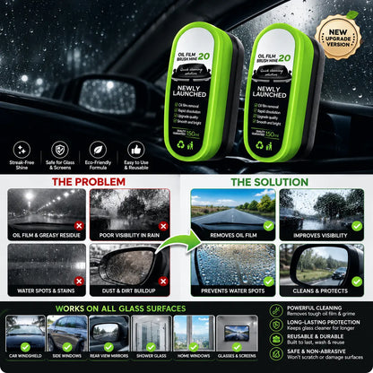 🔥Last Day! Buy 2 Get 1 Free Each $13.33🔥Instant Clear Car Glass Windshield Cleaner