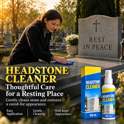 🔥LAST DAY SALE! 50% OFF!🔥Headstone Cleaner Spray — Remove Dirt & Stains, Care for Lasting Memories | 100 mL