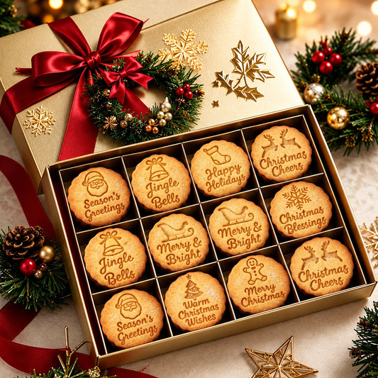 🎁50% Off!🎄Christmas Cookie Cutter & Stamp Set – 10 Festive Designs for Homemade Holiday Treats 🍪