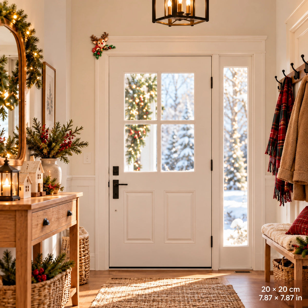 🔥50% OFF🎄Christmas Door Corner Decor – Bring Holiday Cheer to Every Doorway✨