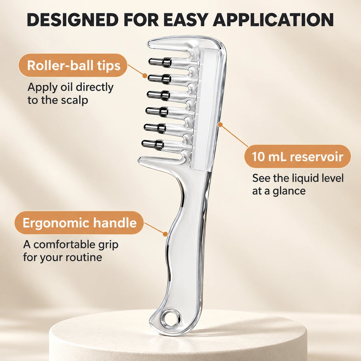 🔥Last Day! 50% Off!🔥2-in-1 Scalp Oil Applicator & Massage Comb