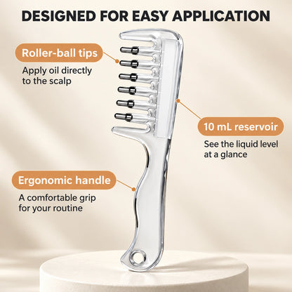 🔥Last Day! 50% Off!🔥2-in-1 Scalp Oil Applicator & Massage Comb