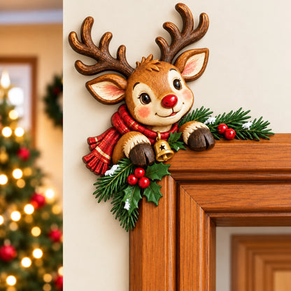 🔥50% OFF🎄Christmas Door Corner Decor – Bring Holiday Cheer to Every Doorway✨