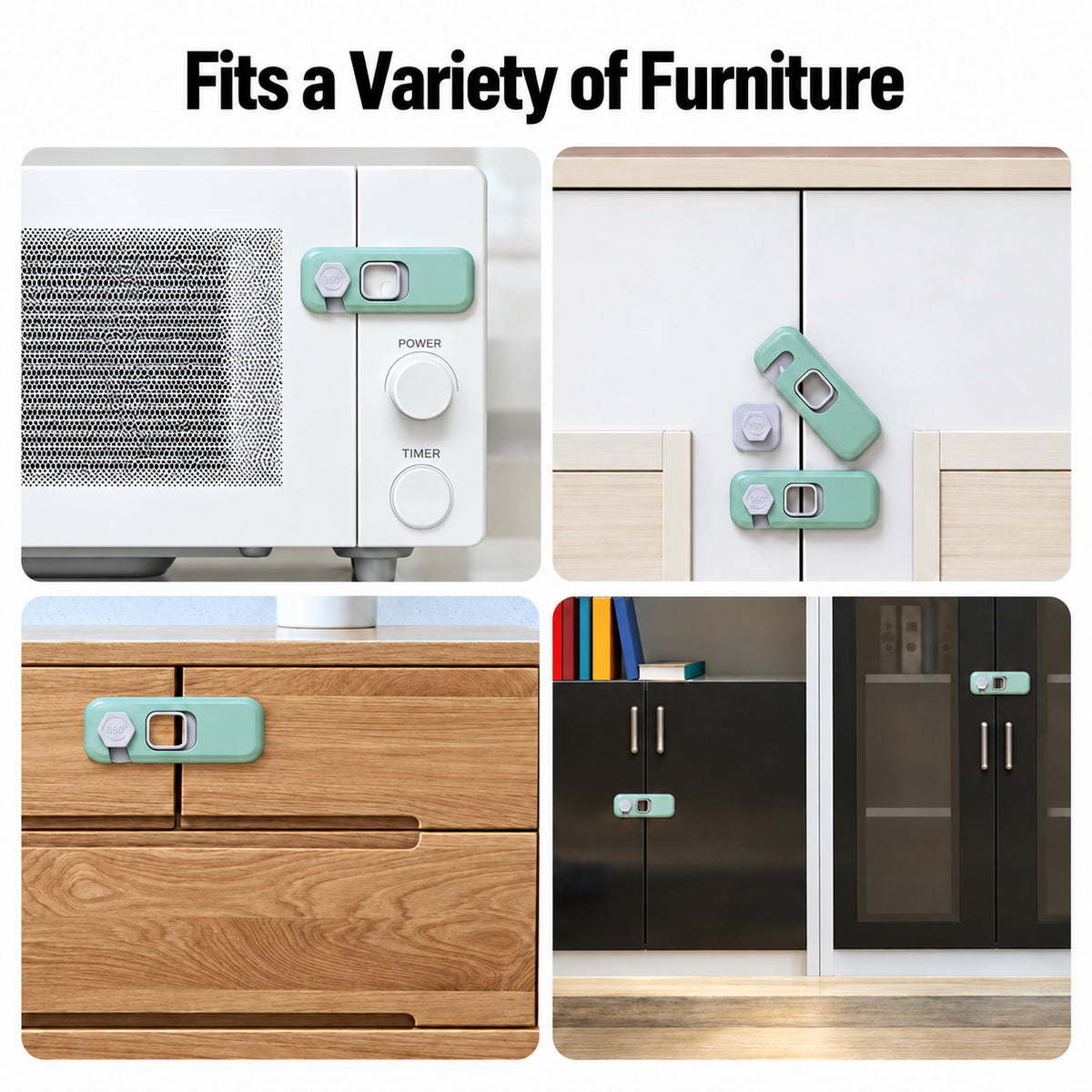 🔥LAST DAY SALE! 50% OFF!🔥Child Safety Locks — Help Keep Little Hands Out of Fridges & Cabinets