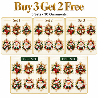🔥LAST DAY SALE! 50% OFF!🔥DIY Diamond Ornament Set | Festive Craft Fun🎄