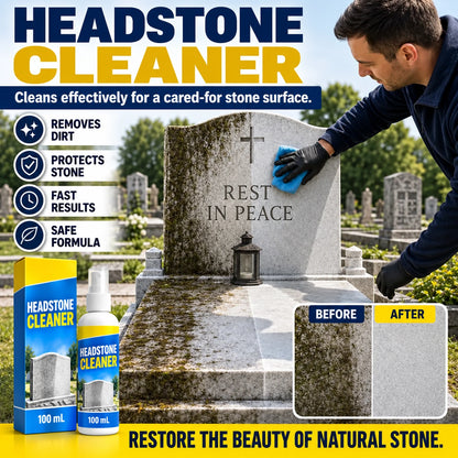 🔥LAST DAY SALE! 50% OFF!🔥Headstone Cleaner Spray — Remove Dirt & Stains, Care for Lasting Memories | 100 mL