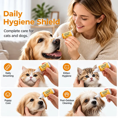 🔥LAST DAY SALE! 50% OFF!🔥Pet Tear Stain Remover – Gentle Cleansing Serum for Dogs & Cats