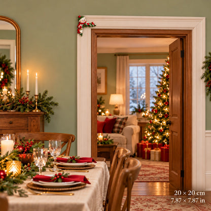 🔥50% OFF🎄Christmas Door Corner Decor – Bring Holiday Cheer to Every Doorway✨