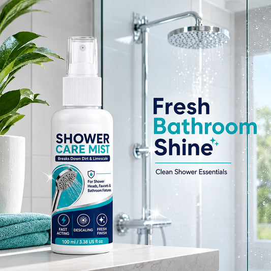 🚿 50% OFF! 🧴Shower Limescale Remover Spray | Removes Hard Water Stains & Buildup✨