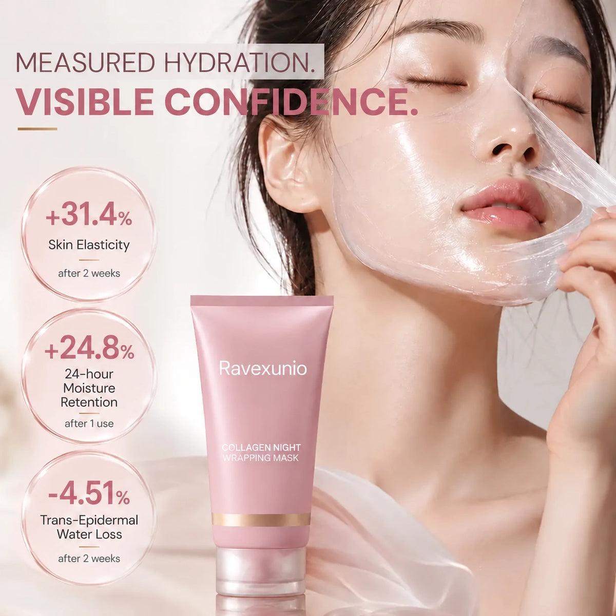 🔥LAST DAY SALE! 50% OFF!🔥Collagen Night Wrapping Mask – Wake Up to Plump, Hydrated, Glass-Like Skin