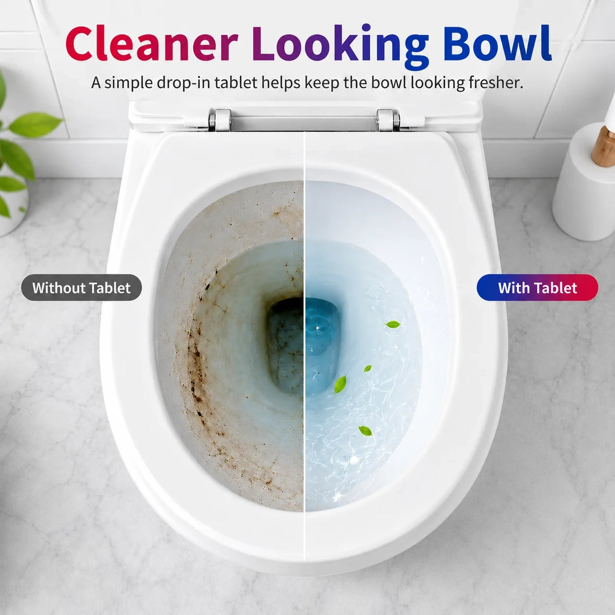 🔥LAST DAY SALE! 50% OFF!🔥Dual-Color Automatic Toilet Cleaner Tablets – Freshness With Every Flush