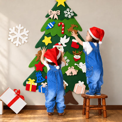 🔥Last Day Sale! 59% Off!🎄 DIY Felt Christmas Tree – Bring Christmas Magic to Playtime ✨