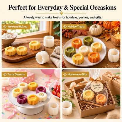 🔥LAST DAY SALE! 50% OFF!🔥Easy-Press Silicone Pastry & Cookie Molds – 2 Designs, Easy Release