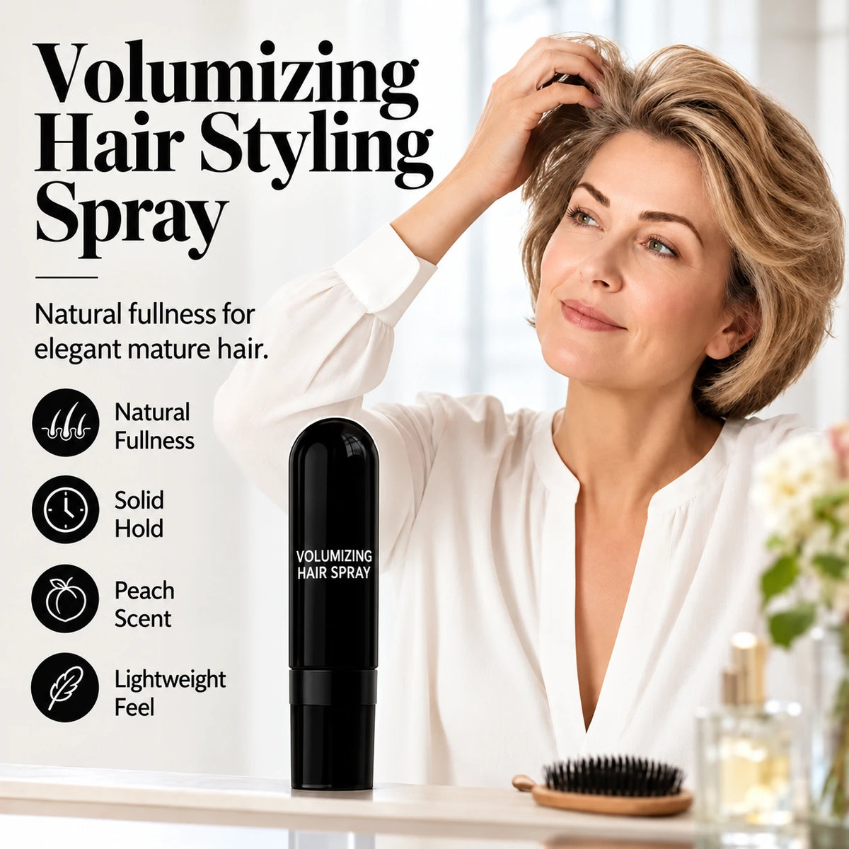 🔥LAST DAY SALE! 50% OFF!🔥Flat Hair? Get Instant Volume with a Lightweight Hair Spray