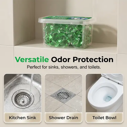 🔥BUY 1 GET 1 FREE · $13.99 EACH🔥Bio-Enzyme Drain Odor Eliminator Pods – Fast-Acting Sink & Pipe Freshener