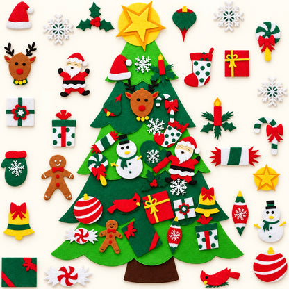 🔥Last Day Sale! 59% Off!🎄 DIY Felt Christmas Tree – Bring Christmas Magic to Playtime ✨
