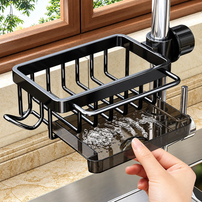 🔥50% OFF🔥No-Drill Faucet Organizer — Clear Counters, Everything Within Reach