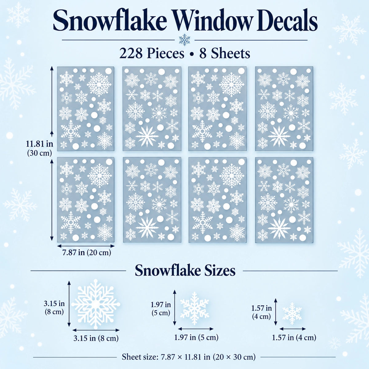 ⏳Last Day Sale! 50% Off!🎁🎄 Christmas Village Window Sticker Set