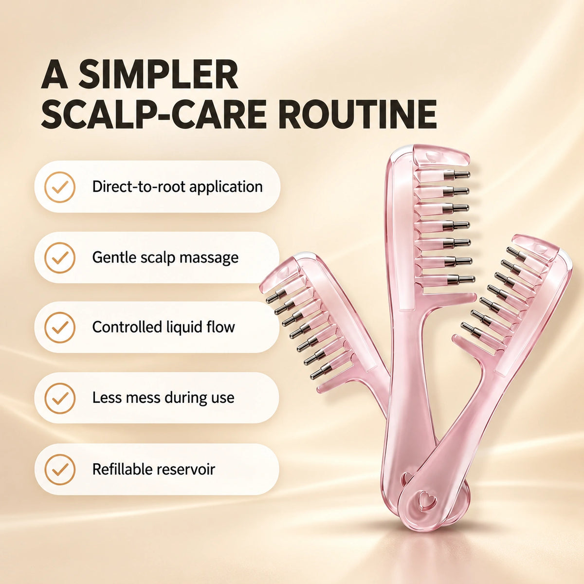 🔥Last Day! 50% Off!🔥2-in-1 Scalp Oil Applicator & Massage Comb