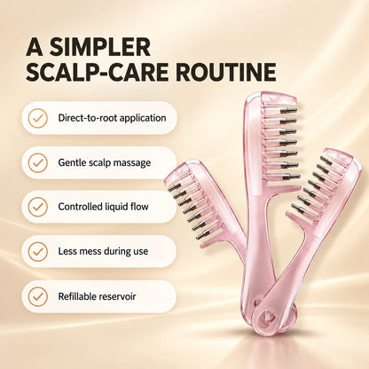 🔥Last Day! 50% Off!🔥2-in-1 Scalp Oil Applicator & Massage Comb