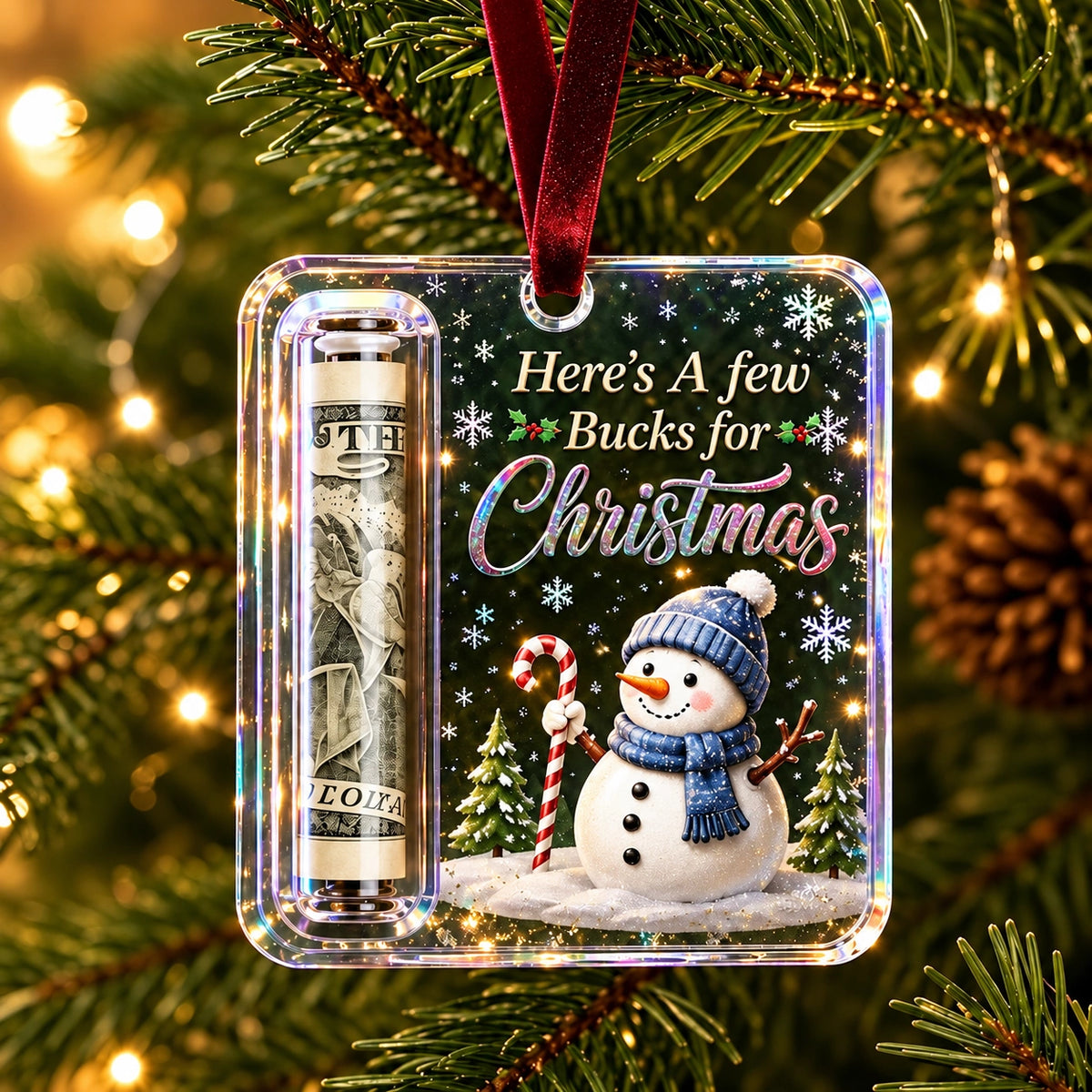 🔥50% OFF🎄Christmas Cash Gift Ornament – Turn Money into a Merry Surprise 🎁
