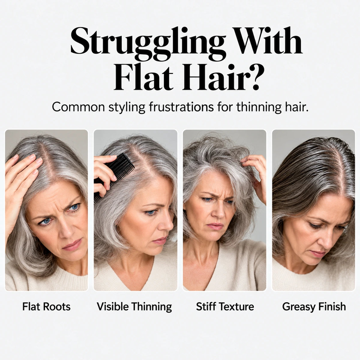 🔥LAST DAY SALE! 50% OFF!🔥Flat Hair? Get Instant Volume with a Lightweight Hair Spray