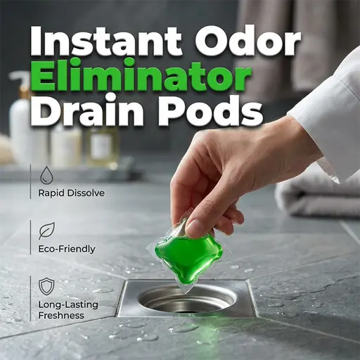 🔥BUY 1 GET 1 FREE · $13.99 EACH🔥Bio-Enzyme Drain Odor Eliminator Pods – Fast-Acting Sink & Pipe Freshener