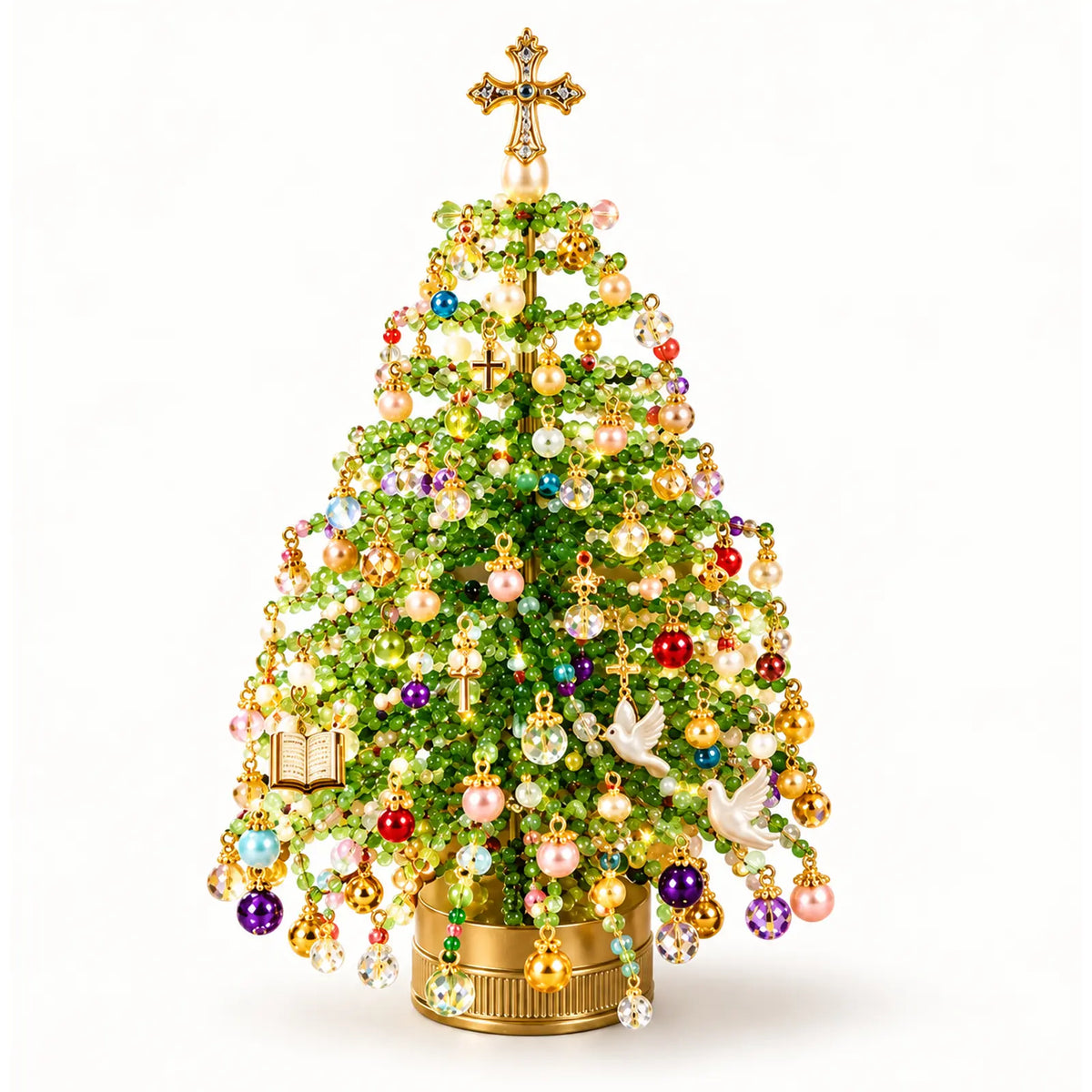 🔥LAST DAY SALE! 50% OFF!🔥Make the Holidays Sparkle — DIY Beaded Christmas Tree Kit✨