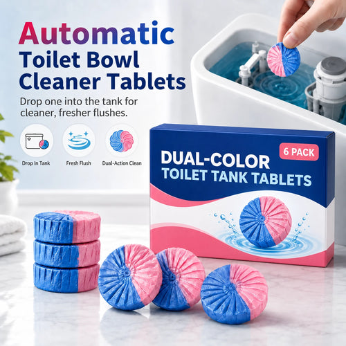 🔥LAST DAY SALE! 50% OFF!🔥Dual-Color Automatic Toilet Cleaner Tablets – Freshness With Every Flush