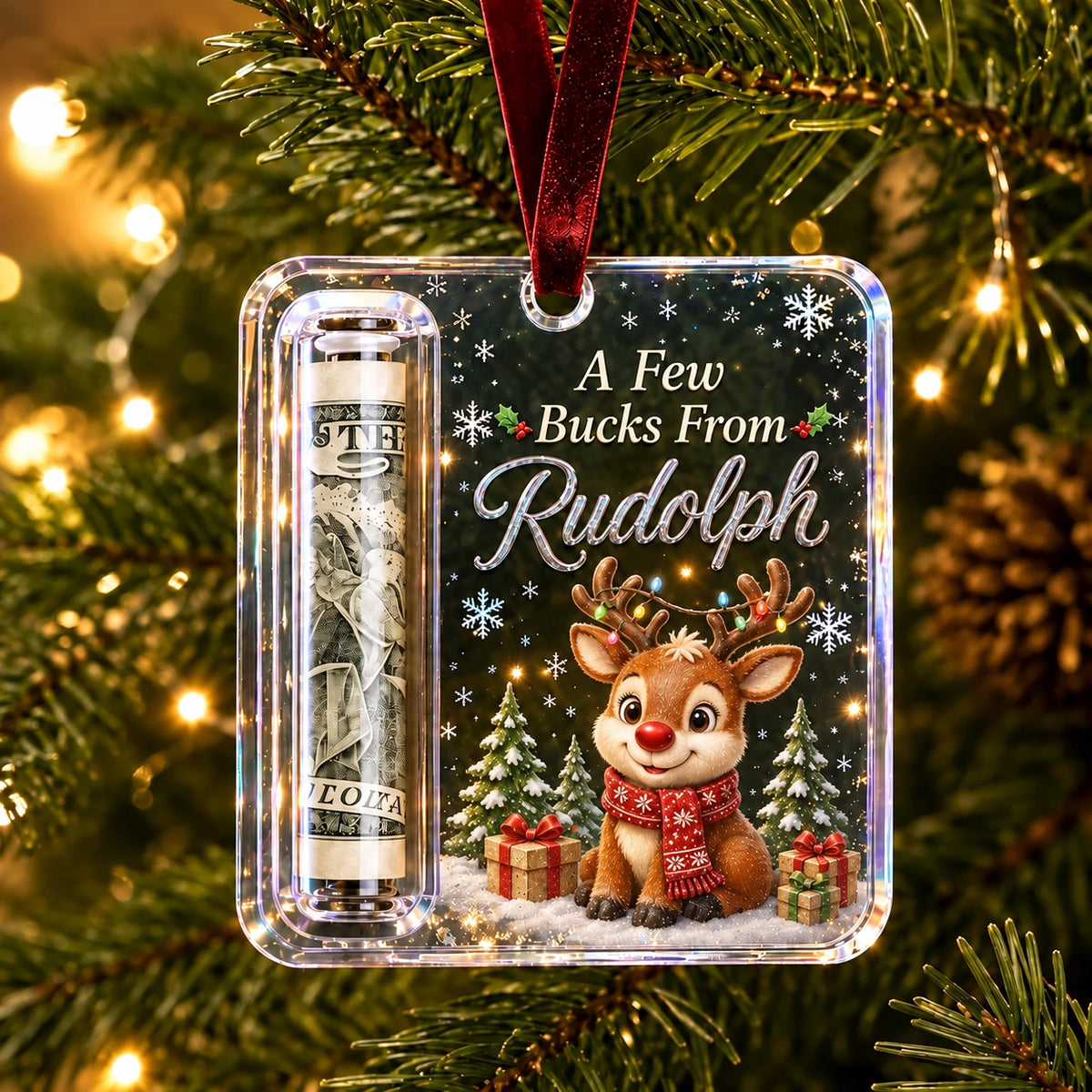 🔥50% OFF🎄Christmas Cash Gift Ornament – Turn Money into a Merry Surprise 🎁