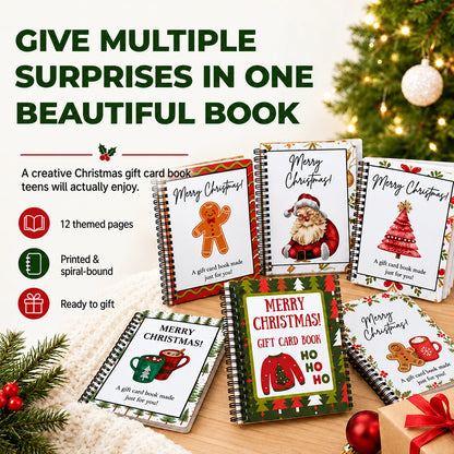 🔥Last Day Sale! 50% Off!🎄Christmas Gift Card Book – Turn Gift Cards Into Thoughtful Surprises🎁
